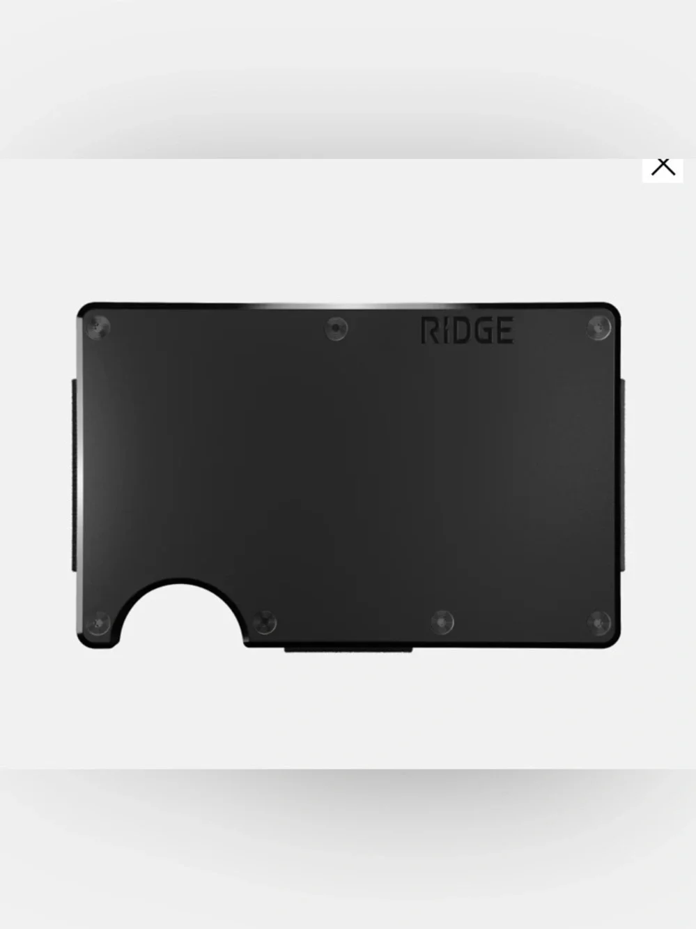 Ridge Wallet in Royal Black
